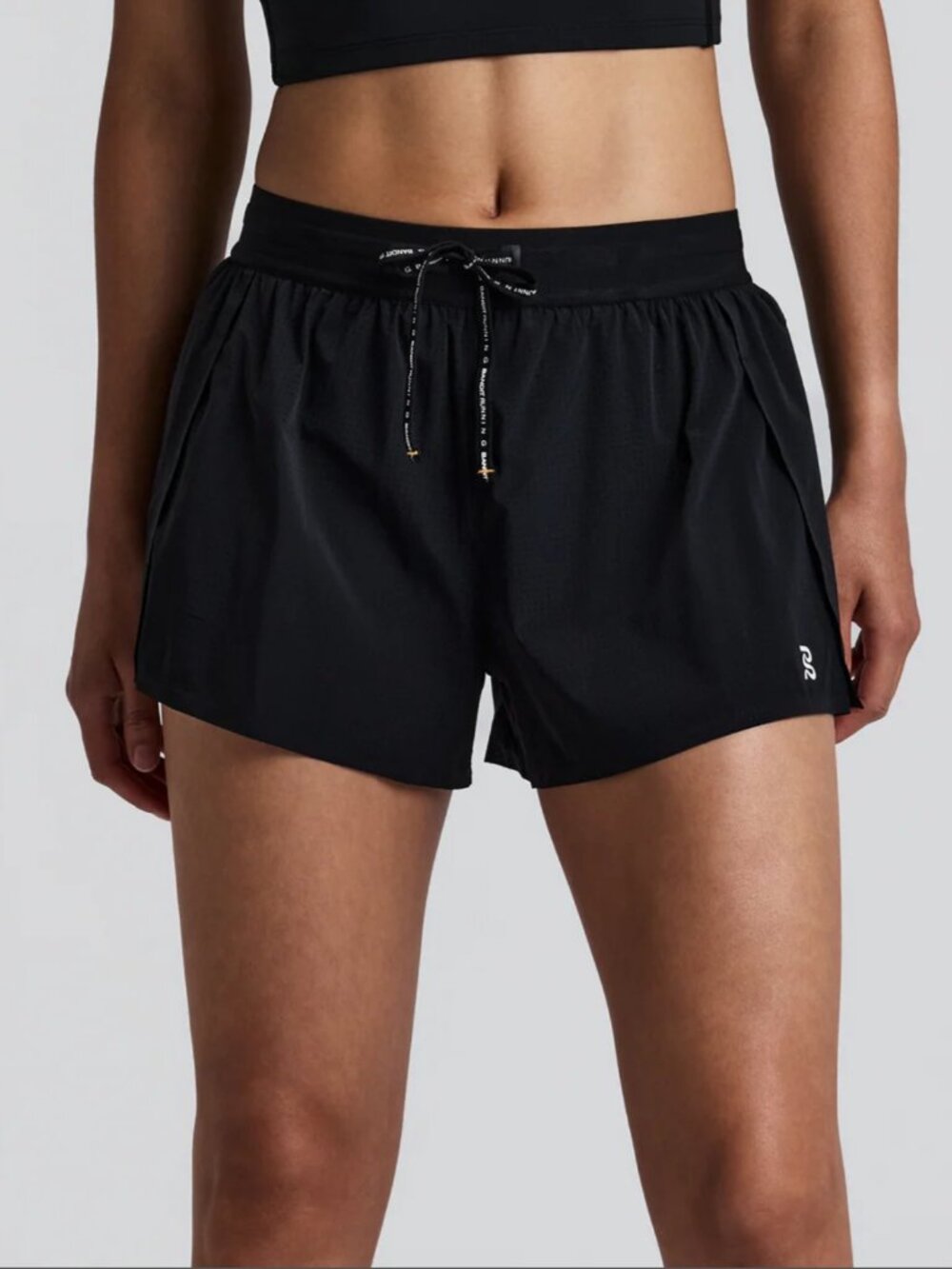Bandit Women’s 3” Vento Split Shorts Black Medium